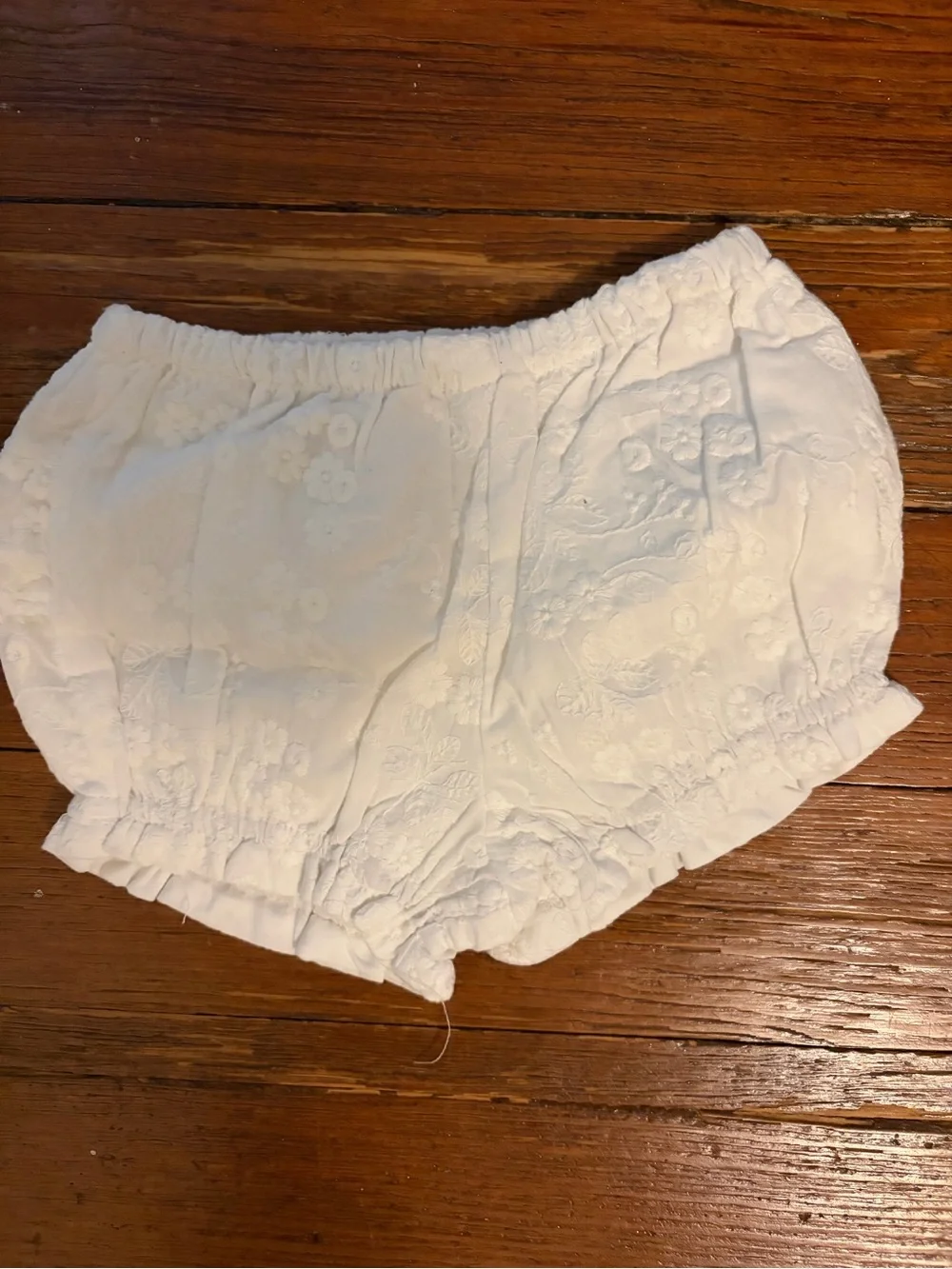 Shabby Chic Embroidered White Baby Dress, 6-9month, NWT